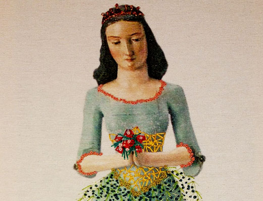 Collages bordados. Un universo de hilos, pinturas y colores para regalar y regalarte. Los hace Nuriabismo y cuentan historial, la tuya o la de tus seres queridos. Pedacítos de tela llenos de mensajes.