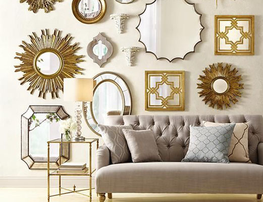 Decorar con espejos es divertido y muy creativo. Elige tu estilo ¡Hay multitud!